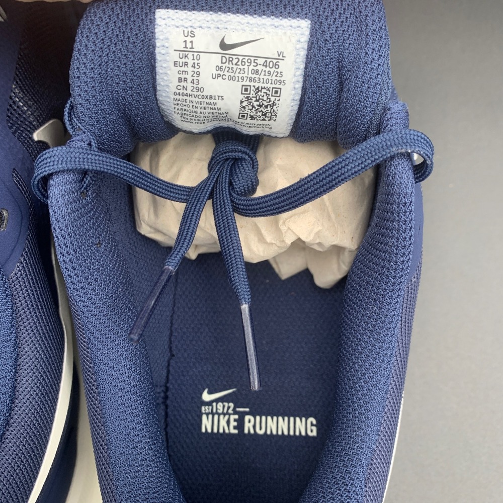Nike Run Swift 3 Mens Running Shoes Midnight Navy Sail DR2695-406 Size 11 - Picture 7 of 14